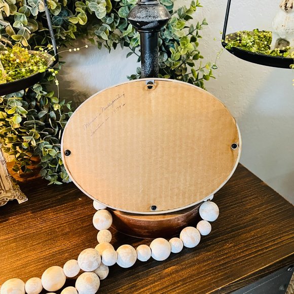 ❌SOLD❌VTG 1970's needlepoint picture of a house and garden - Picture 3 of 6